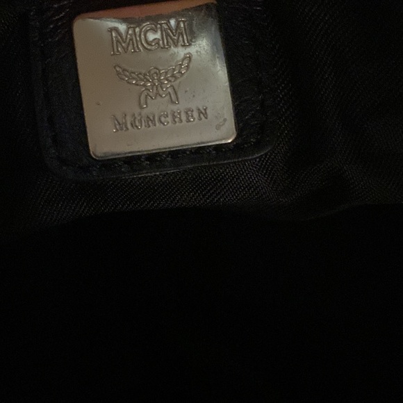 Authentic MCM Boston Bag W/silver hardware - Picture 10 of 12